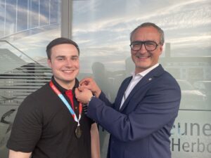 Ehrung für Europameister Dorndorf