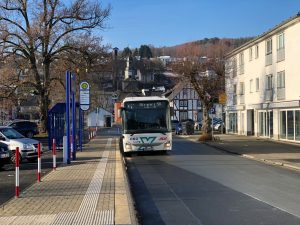 Bushaltestelle am Marktplatz