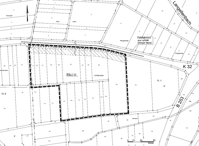 Bebauungsplan „Photovoltaikanlage Schiebelacker“, Gemarkung Roth