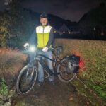 Sichtbarkeit beim Fahrradfahren in der Dunkelheit